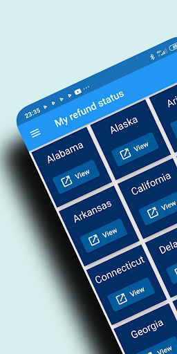 Android application Tax status: Where's my refund? screenshort