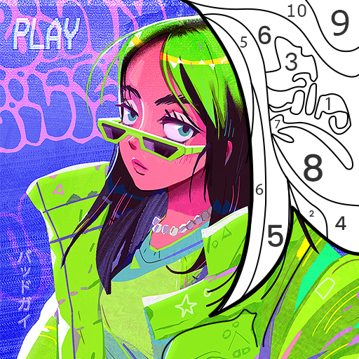 Billie Eilish Paint by Number Download on Windows