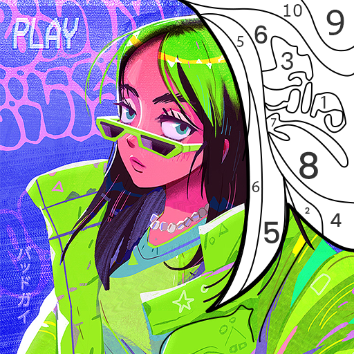 Billie Eilish Paint by Number logo