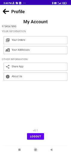 MKStore: Grocery App Screen 3
