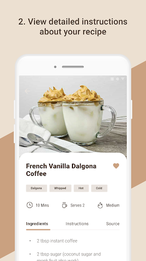 Coffeah: Coffee Recipes Screen 2