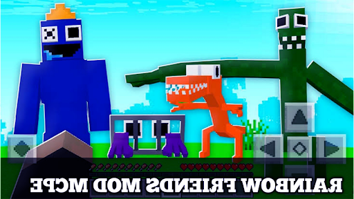 Rainbow Friends mod MCPE