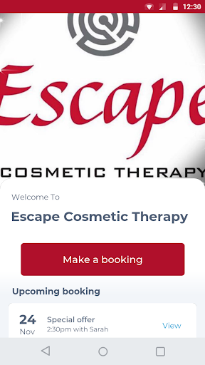 Android application Escape Cosmetic Therapy screenshort