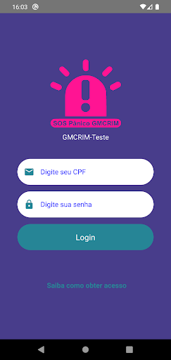 SOS Pânico GMCRIM Screen 2