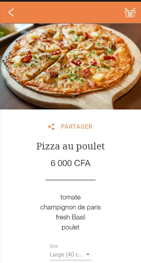 Android application Universal food screenshort