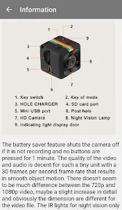 Sq11 Mini dv Camera Guide