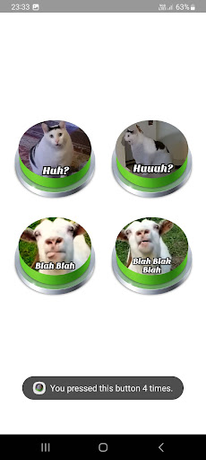 Huh Cat Sound Effect Button Screen 3