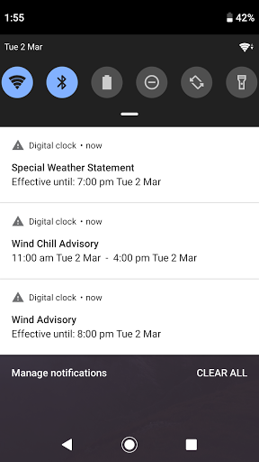 Digital Clock & Weather Widget - Personalization - apps