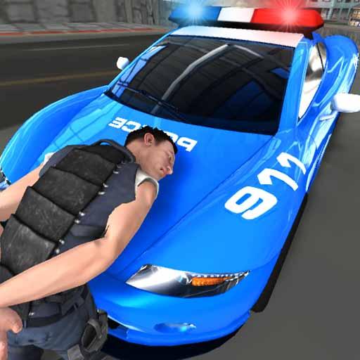 Police Car Gangster Escape Sim  Icon