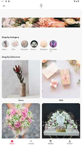 Android application Dekrah For Gifts screenshort