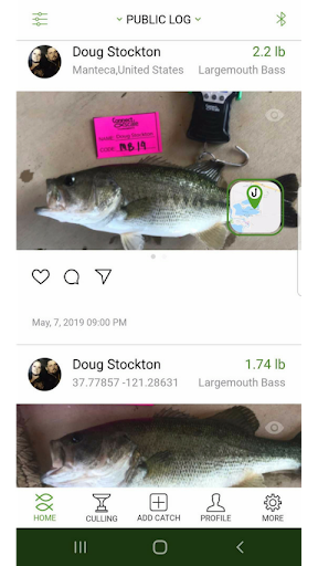 ConnectScale Fishing App Screen 3