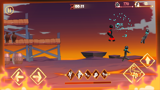 Stick Warrior Fight 3D MOD APK (EXTRA SPIN/ENEMY CAN’T ATTACK) 10