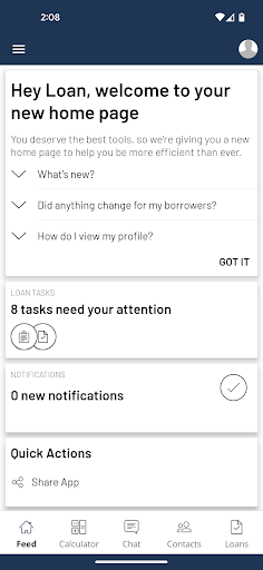Android application Monument Square Mortgage screenshort