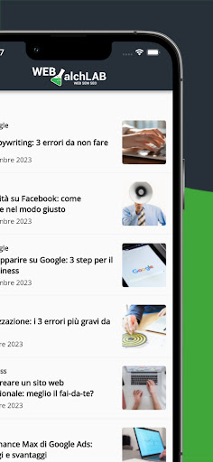 Android application Web AlchLab screenshort