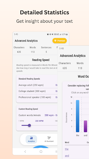 Text Analyzer AI Screenshot 3 - AppWisp.com