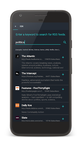 PaperFeed - compact RSS reader