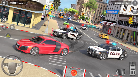 US Police Car Driving Sim 3D Varies with device screenshots 1