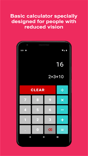 Android application Calculator with Voice screenshort