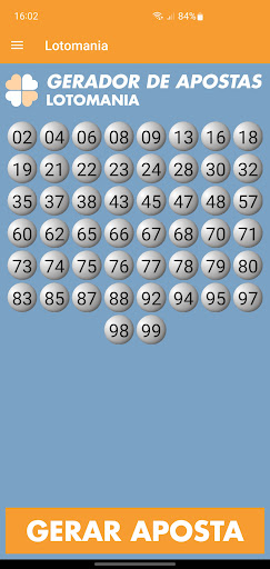 Gerador de Apostas da Loteria Screen 3