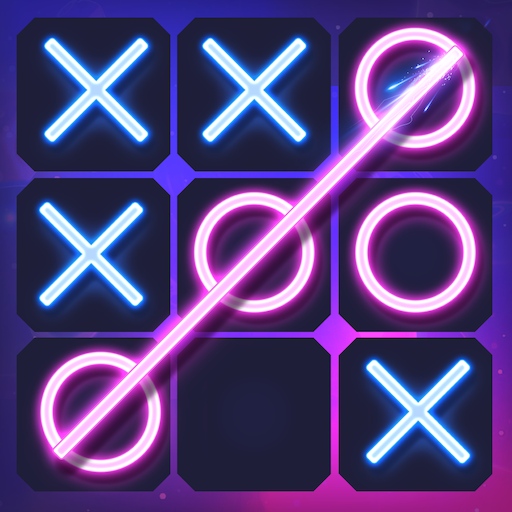 Tic Tac Toe 2 Player: XO Glow Download on Windows