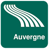Auvergne Map offline icon