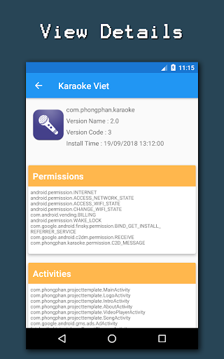 App Details Viewer Screen 2