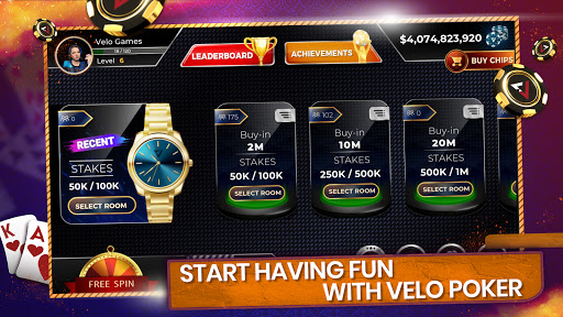 Velo Poker - Texas Holdem Game apkpoly screenshots 12