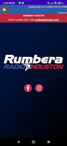 Android application RUMBERA HOUSTON screenshort