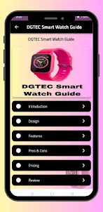 DGTEC Smart Watch Guide