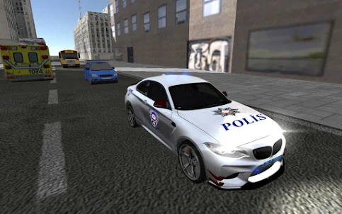 American M5 Police Car Game: P