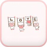 LOVE(Pink) go launcher theme icon