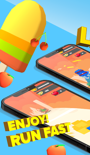 Android application Pixel Rush 3D Run & Dash screenshort
