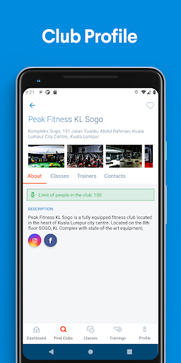 Peak Fitness Screen 2