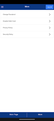 SLCU Mobile Banking Screen 2