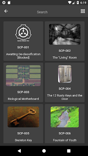 SCP Dictionary Screen 3