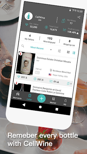 CellWine: Scan,Save Your Wine Screen 2