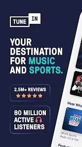 TuneIn Rádio: Música, Esportes – Apps no Google Play