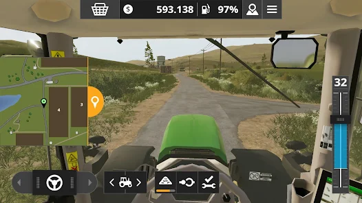 SAIU NOVO jogo de MUNDO ABERTO E SIMULADOR PARA ANDROID E IOS - Farming  Simulator 20 