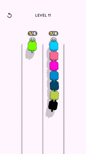 Chain Color Sort Screen 3