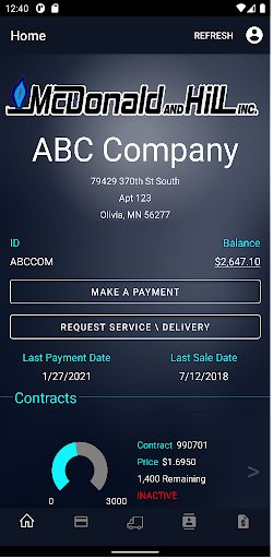 Android application McDonald and Hill Inc screenshort