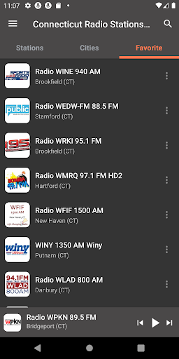 Connecticut Radio Stations Screen 3