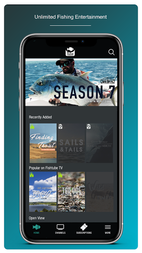 Android application Fishtube TV screenshort