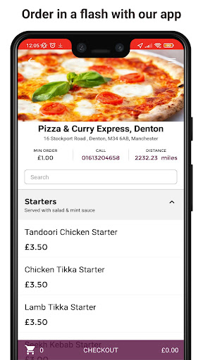 Pizza & Curry Express, Denton Screen 2