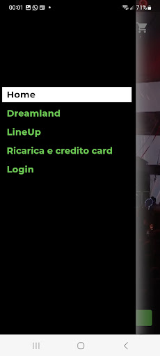 Android application DREAMLAND FESTIVAL screenshort