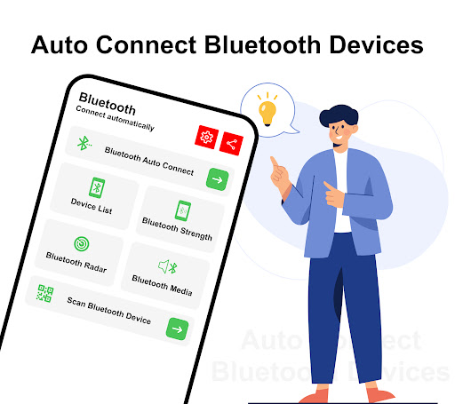 Android application Auto Connect Bluetooth Devices screenshort