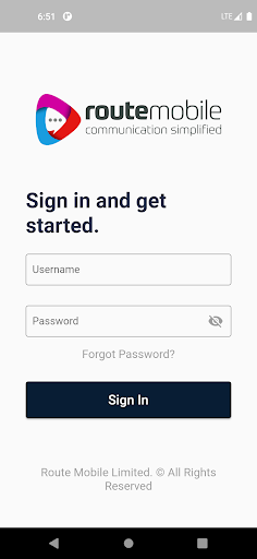 Android application RML-Live Agent screenshort