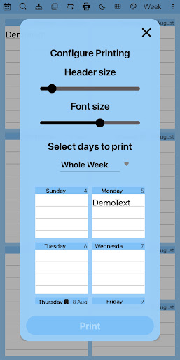 App preview