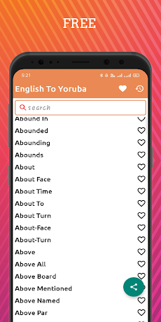 English To Yoruba Dictionary Oのおすすめ画像1