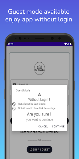 Risk Calculator Screen 2