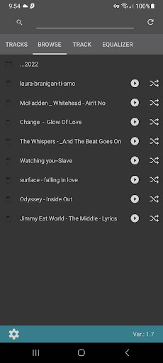 Android application Vibes Music Player screenshort